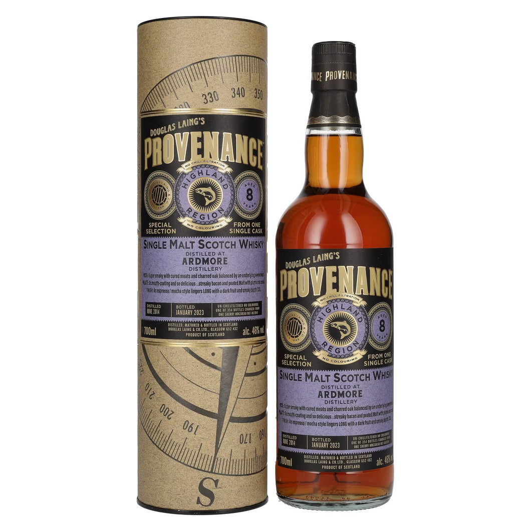 Provenance Ardmore 8 años SHERRY HOGSHEAD 700ml